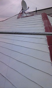 大和市上和田　Ｙ様邸屋根防音・遮熱・断熱使用パラサーモシールド施工中