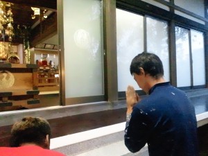 横浜市内お寺鉄骨塗装