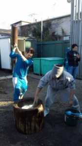 餅つきお疲れさまです