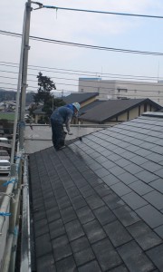 怪しい天気の中