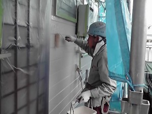 外壁上塗り