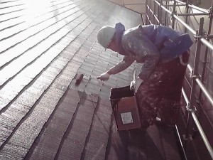 厚木市 ドルフK 屋根塗装