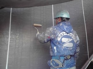 厚木市 ドルフK2 外壁下塗り