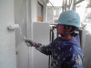 港北区 Y様邸 外壁下塗り