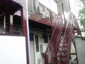 保土ケ谷区アパート鉄部塗装