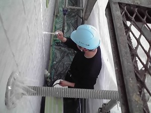 養生、目地処理