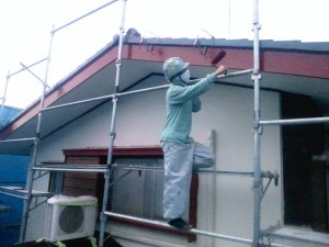 外壁までに