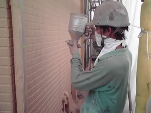 外壁、横樋、破風完了