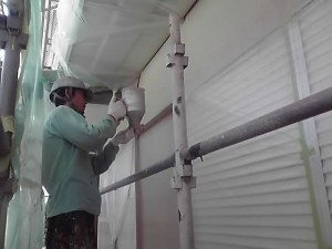 外壁吹き付け