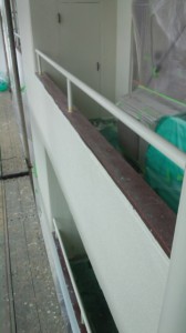 ５４３階ベランダ面完了