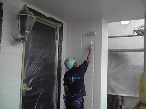 外壁完了まであと少し