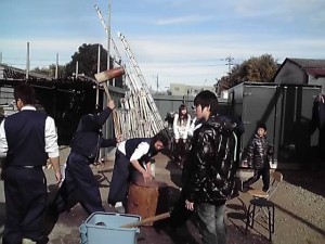 恒例年末餅つき