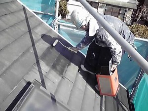 屋根突破