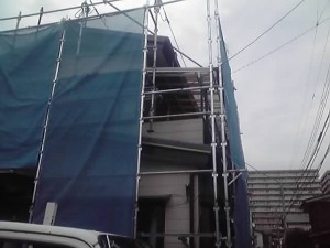 補修作業から戻り