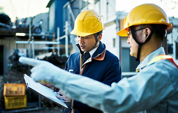 安全工事と管理体制